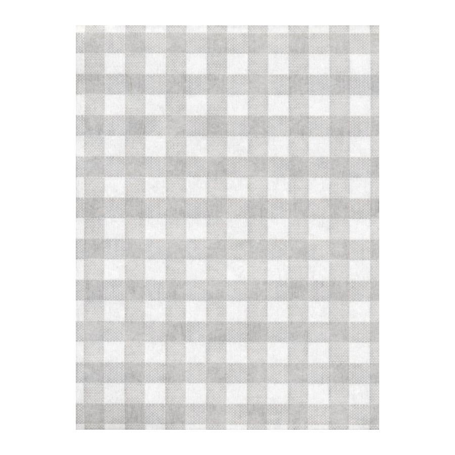 Serviette Roma Gris Clair - 30x40 cm - Pliage 1/4