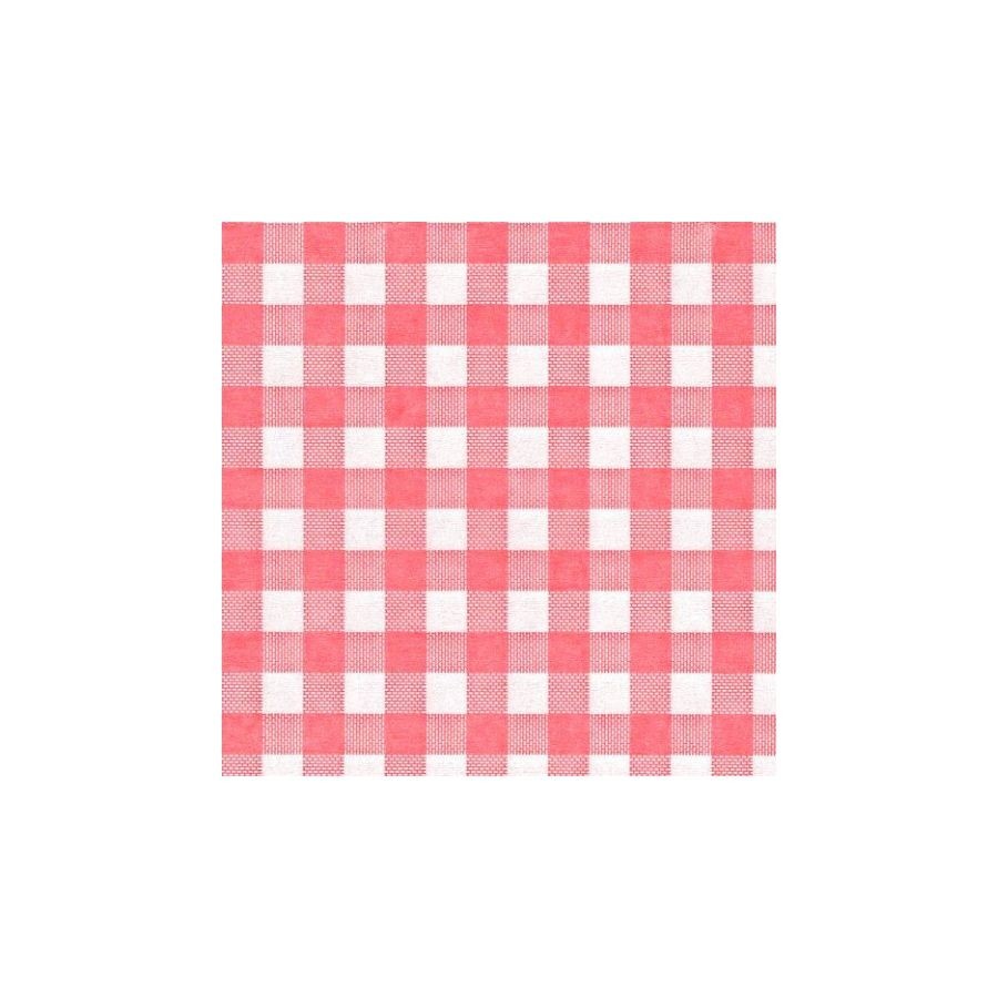Serviette Roma Rouge - 25x25 cm