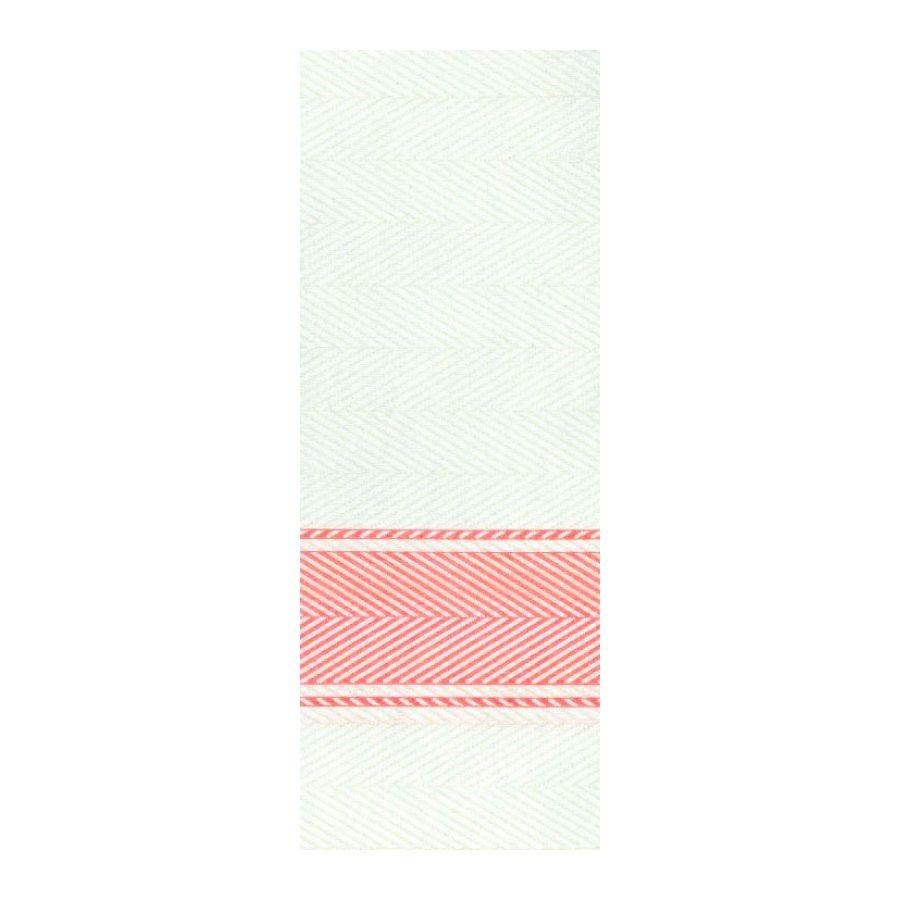 Serviette Kitchen Rouge - 30x40 cm - Pliage 1/8
