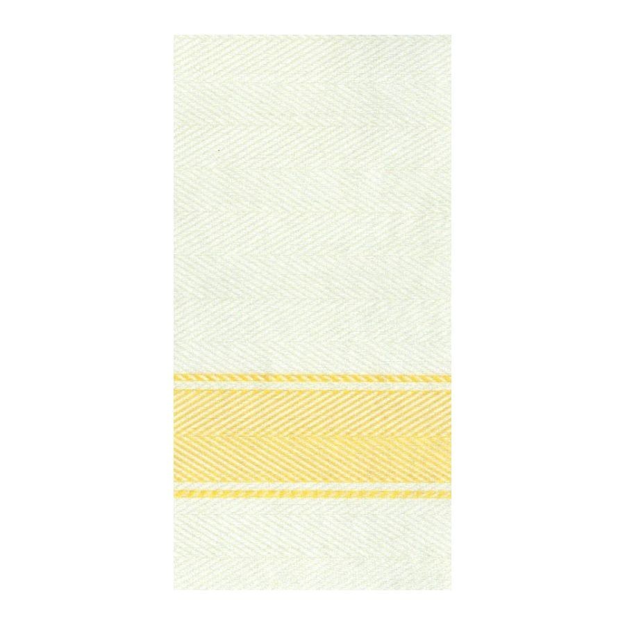Serviette Kitchen Jaune - 40x40 cm - Pliage 1/8