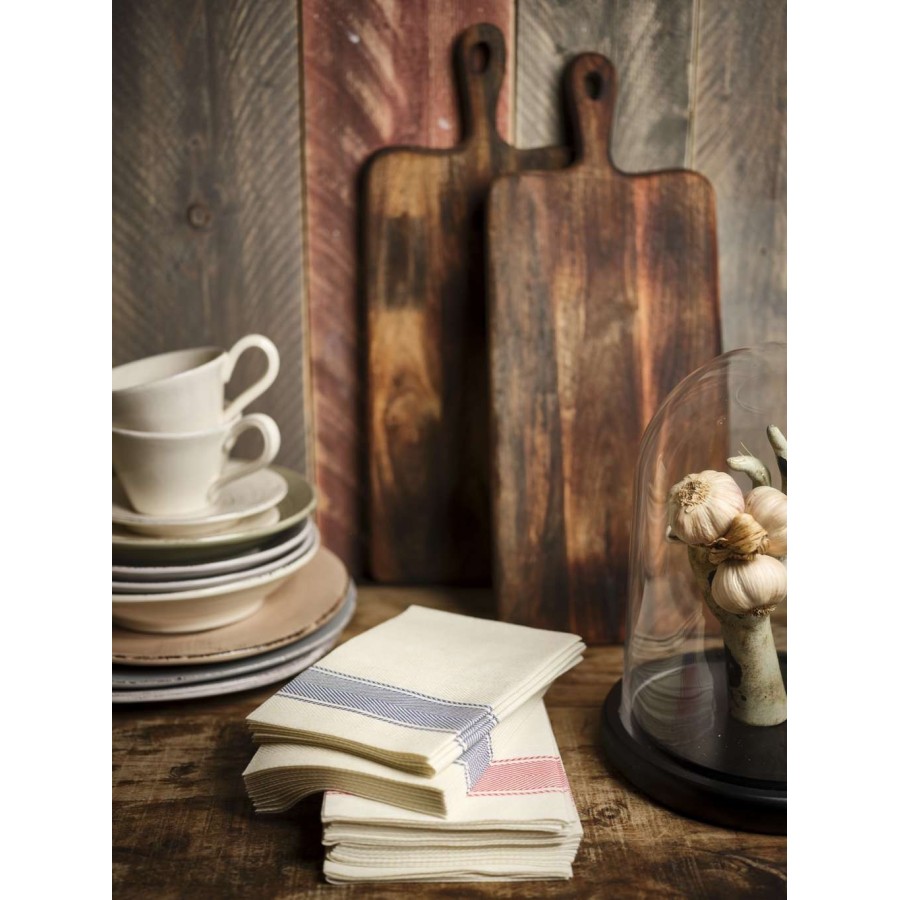 Serviette Kitchen Rouge - 40x40 cm - Pliage 1/8