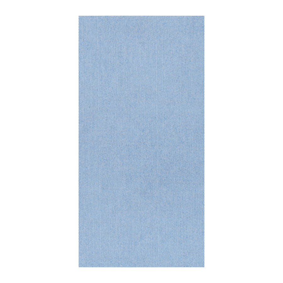Serviette Milano Bleu - 40x40 cm - Pliage 1/8