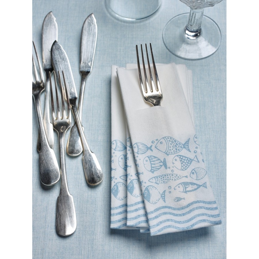 Serviette Paranza  - 30x40 cm - Pliage 1/8
